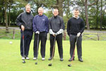 Darlington (L-R) Kevin Smith, Kevin Stonehouse, Neil Maddison, Mark Maddison